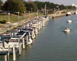 boats on the black river