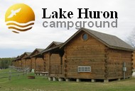 Lake Huron Campground cabins